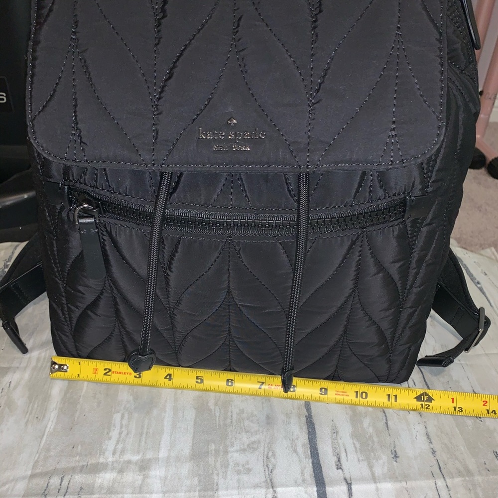 Kate Spade Ellie Large Black Nylon Backpack - Picture 6 of 8